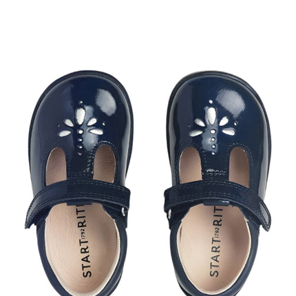 Start-Rite Girls’ Leather Kids Shoes - Navy
