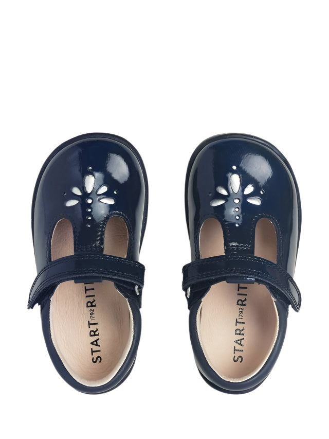 Start-Rite Girls’ Leather Kids Shoes - Navy