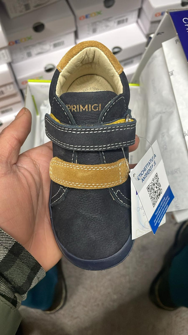 Primigi Boys' Nacodex Leather Kids Shoes - Black