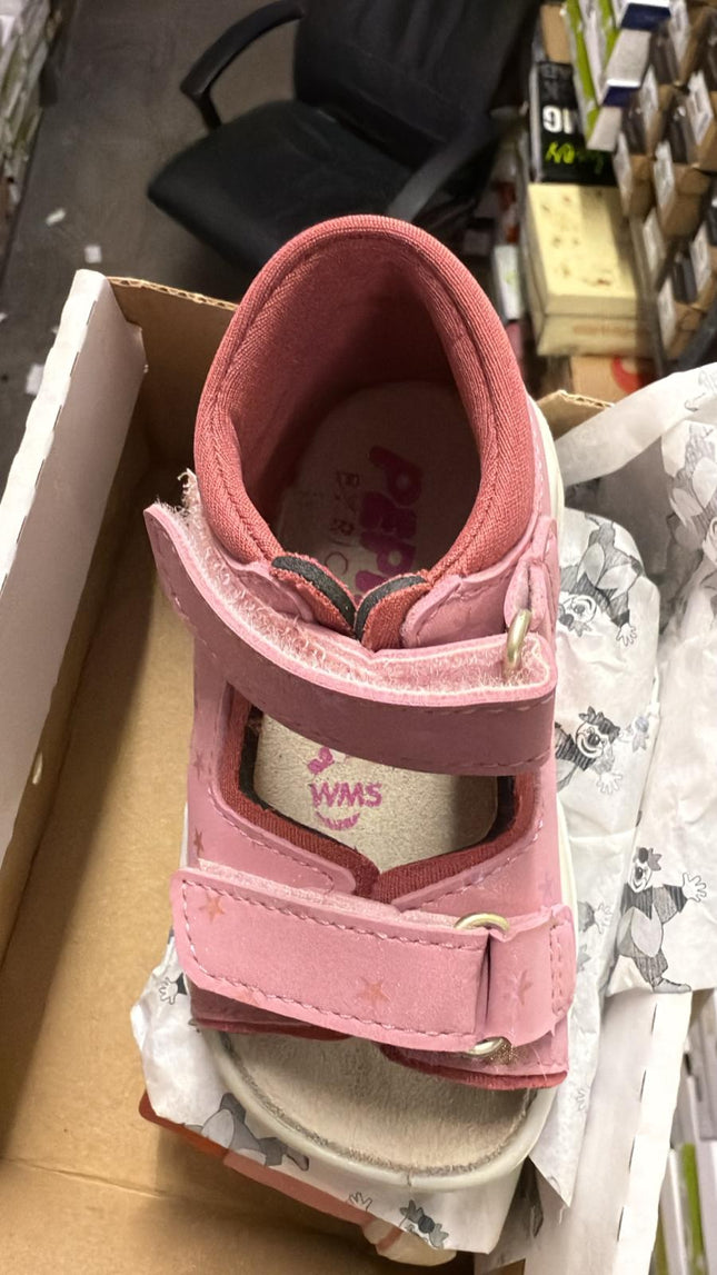 Ricosta Kent Feenstaub/Mamba Leather Sandals - Mallow/Rosewood