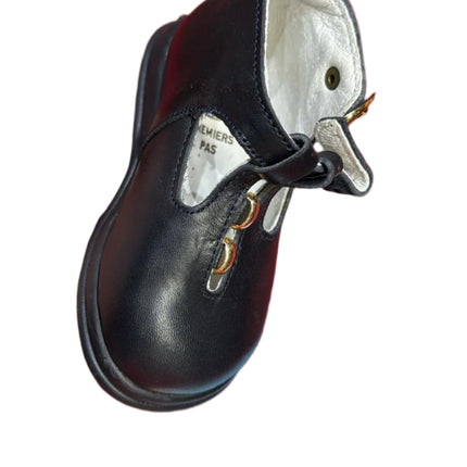 Babybotte Bernice Leather First Walker Shoes – Navy