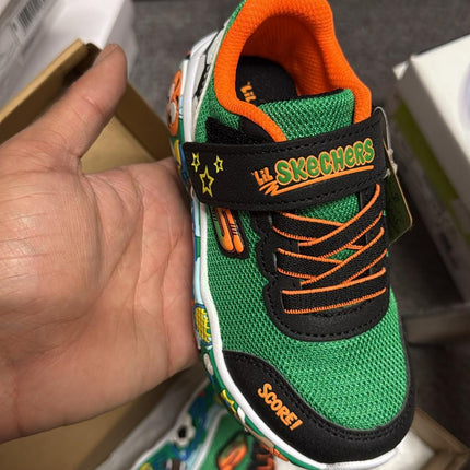 Skechers Boy's Play Scene Sneaker - Grey/Multi