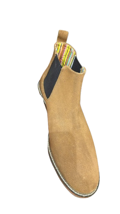 Roamers Elastic Gusset Chelsea Boots – Sand