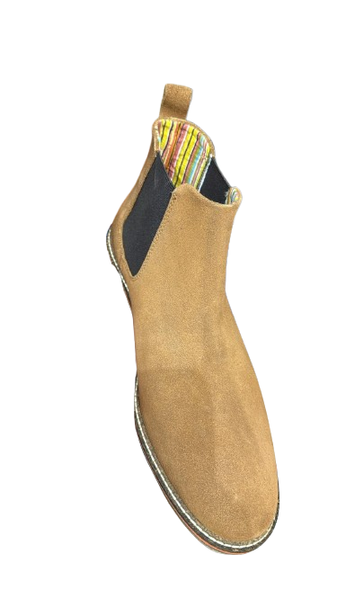 Roamers Elastic Gusset Chelsea Boots – Sand