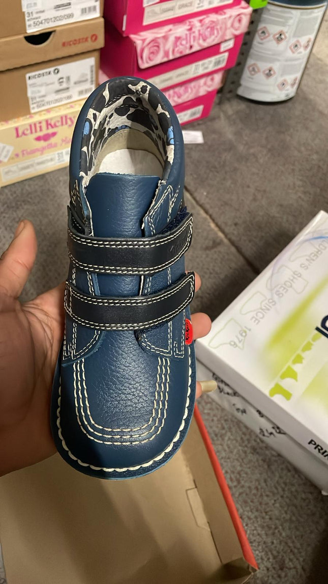 Kickers Kickstyl Y L THR M  Shoe - Dk Blue