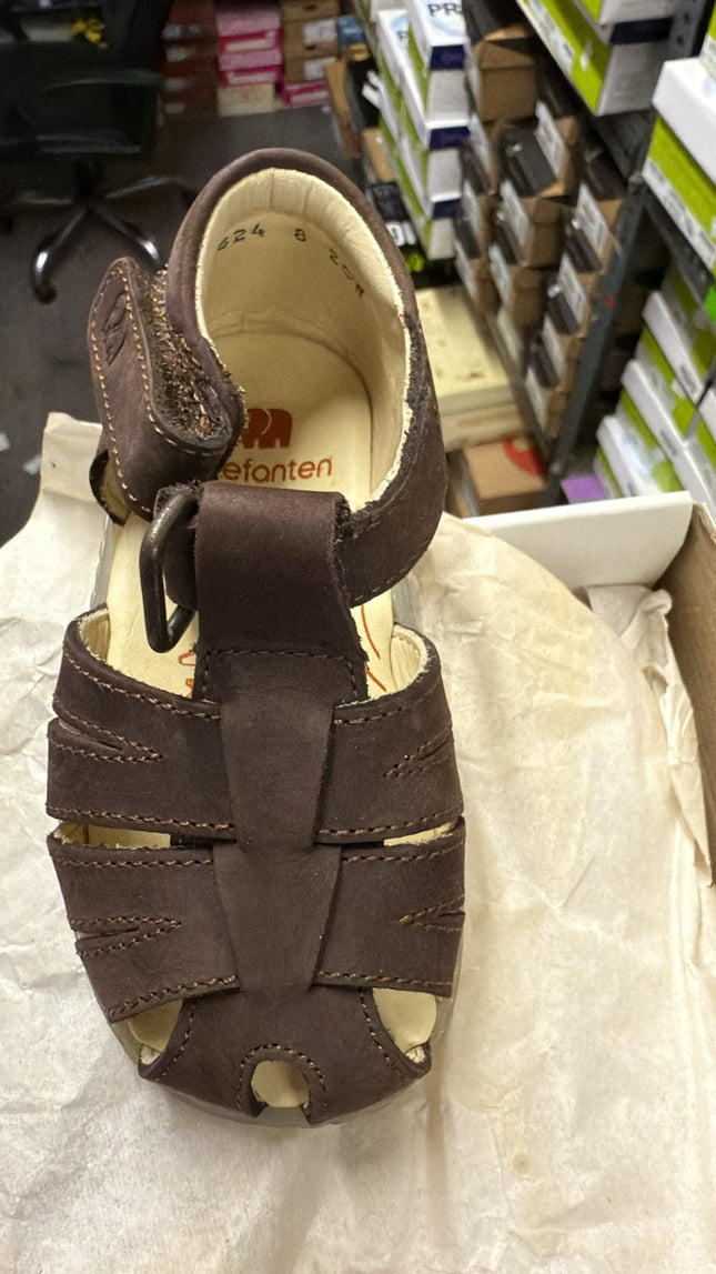 Elefanten Weit Leather Sandals - Indiana Brown