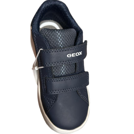 Geox Boys' Eclypera Synthetic Leather Kids Shoes - Navy