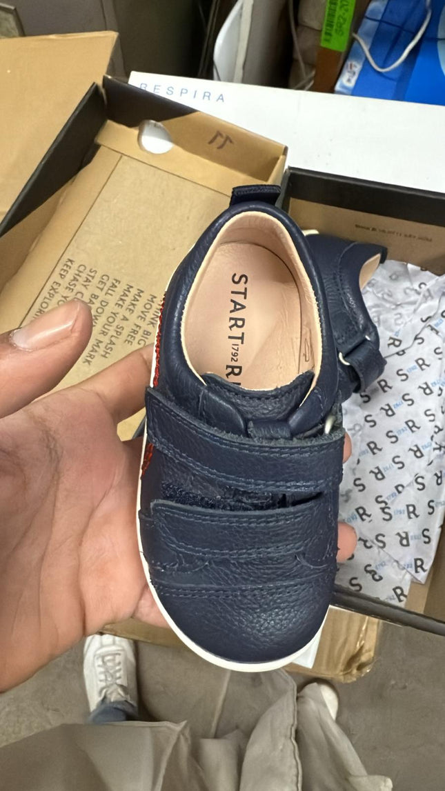 Start-rite Tree house Leather Shoe - Navy