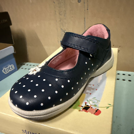 Start-Rite Girls’ Leather Kids Shoes - Navy