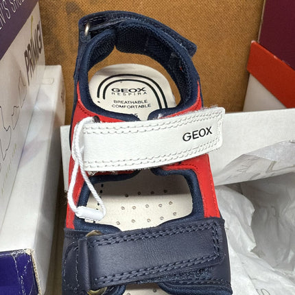 Geox B S Flaffee Boys Sandals - Navy /Red
