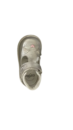 Primigi Girls' Children Capra Laminata Leather Kids Shoe - Silver