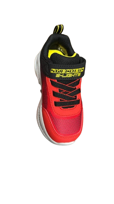 Skechers Boys’ Leather Kids Shoes - Red/Black