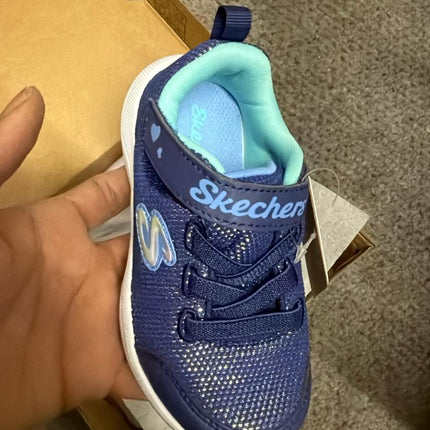 Skechers Boys' Easy Peasy Synthetic Shoes - Blue/Turquoise