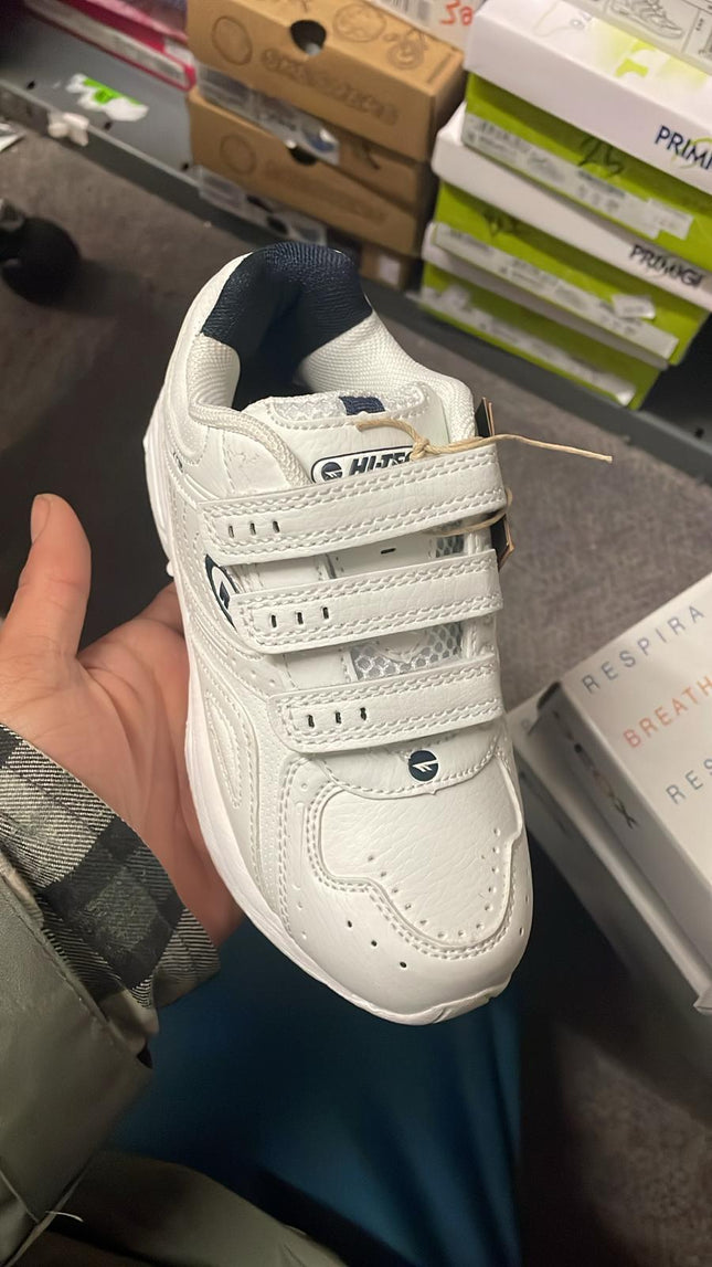 Hi-Tec Junior Shoe - White/Navy