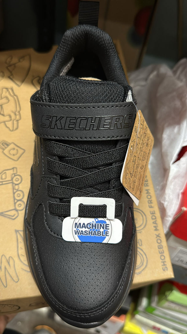 Sketchers Power Study Kids Shoes - Black