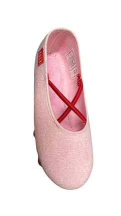 Elle L Regne Girls' Eponge Terry Cloth Shoes – Rose/Red