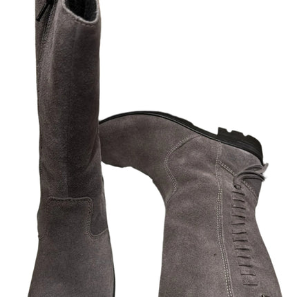 Ricosta Meteor Velour Kids Boots - Grey