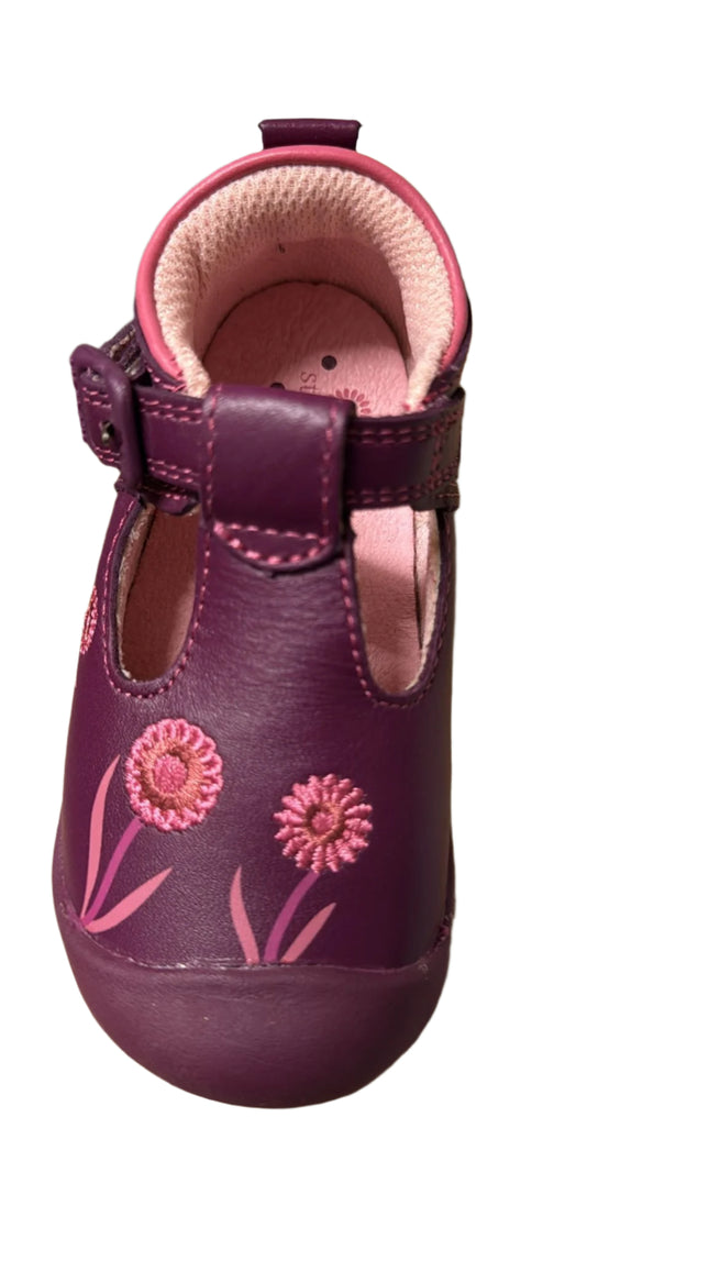 Start Rite Ready Kids Leather Shoes - Light Purple
