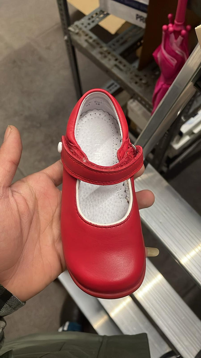 Start-Rite Girls' Nancy Leather Shoes - Red