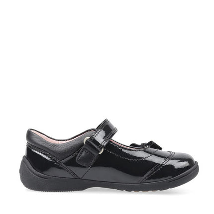 Start-Rite Girl's Twizzle Patent Leather Shoes S - Black
