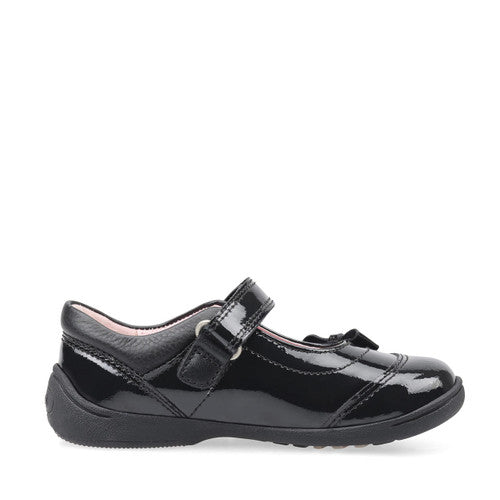 Start-Rite Girl's Twizzle Patent Leather Shoes S - Black