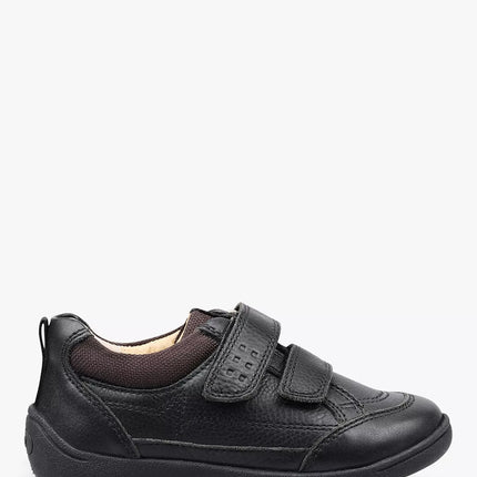 Start-Rite Boys's Zigzag Leather Shoes S - Black