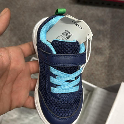 Geox Casual B454UC Shoes - Navy/Lt Green