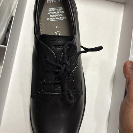 Geox Kids Casey G.C Smooth Leather Shoes – Black