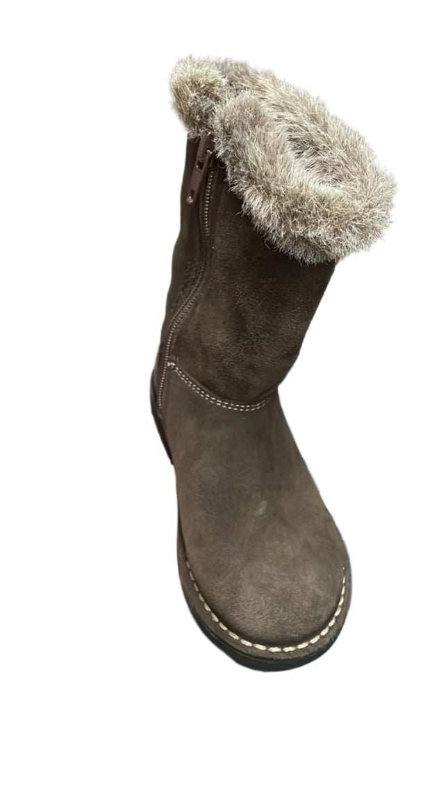 Ricosta Kids Ursi Warm-Lined Leather Boots – Brown