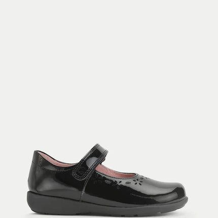 Start-Rite Girl's Emily Patent Leather Shoes L - Black