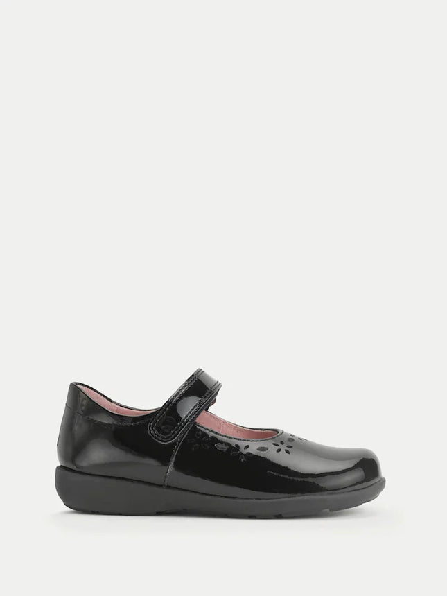 Start-Rite Girl's Emily Patent Leather Shoes S - Black