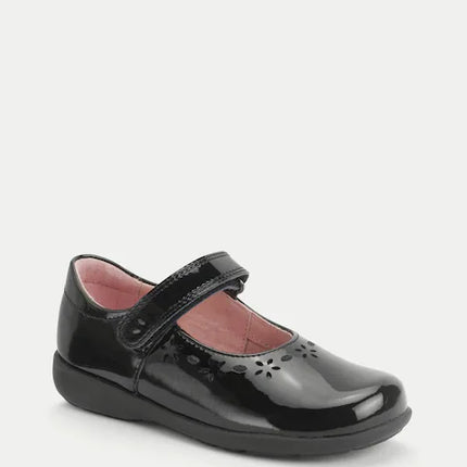 Start-Rite Girl's Emily Patent Leather Shoes S - Black