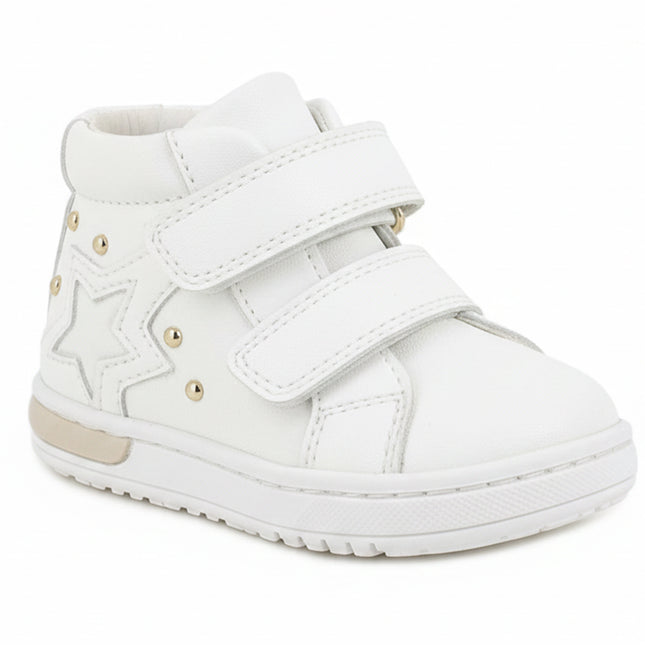 PRIMIGI GIRLS' CHILS SHOE SNEAKERS - WHITE