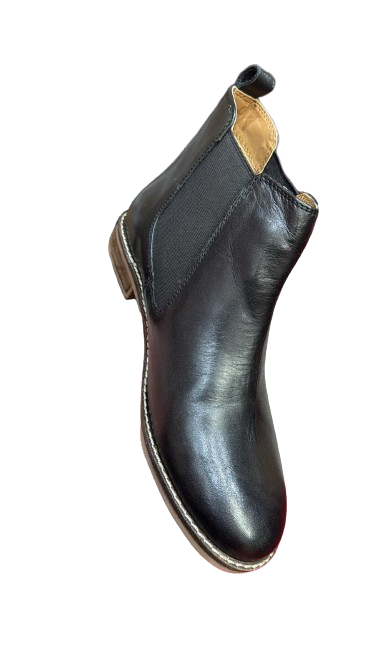 Cipriata Alexandra Women’s Leather Twin Gusset Ankle Boots – Black