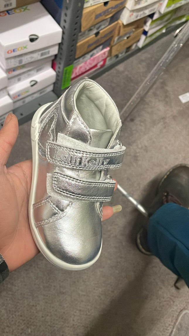 Lelli Kelly Girls' Estelle Metallic Party Shoes – Silver