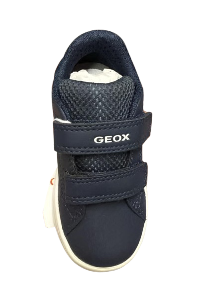 Geox Eclyper A Synthetic Leather Kids Shoes - Navy