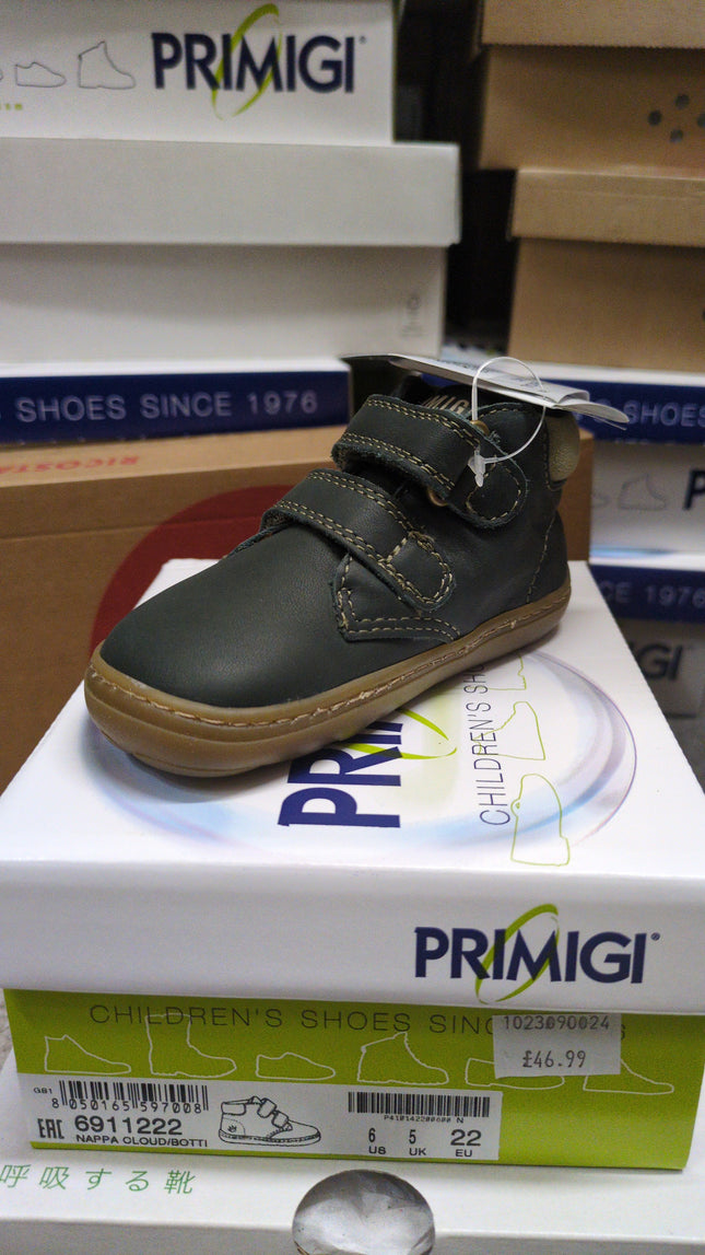 Primigi Boys' Nappa Kids Shoes - Cloud/Botti