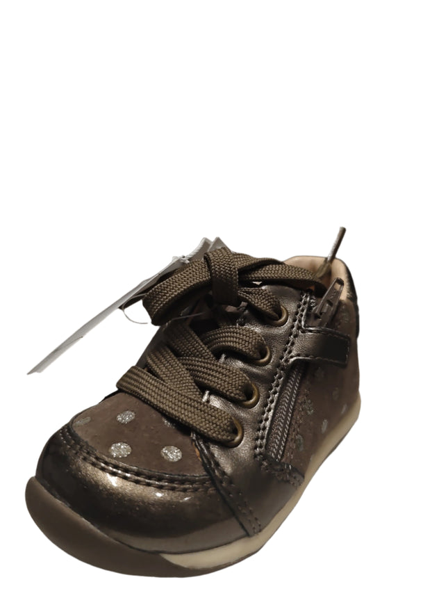 Geox Boys' Respira Nap Suede Kids Shoes - Brown