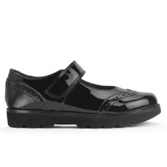 COSMOS WOMENS BLACK PATENT LEATHER SHOE