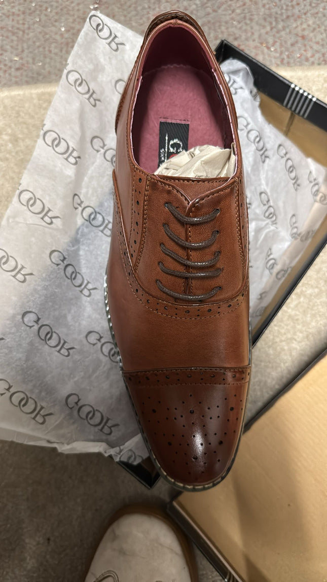 Goor Smart Formal Shoes – Brown