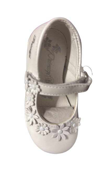 Primigi Girls’ Leather Kids Shoes - Pearl/White