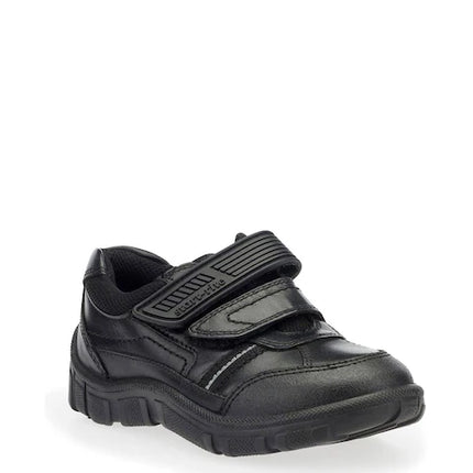 Start-Rite Boy's Luke Leather Shoes S - Black