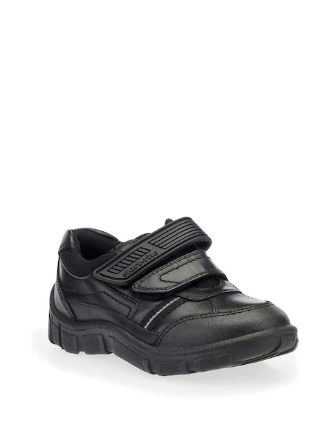 Start-Rite Boy's Luke Leather Shoes S - Black