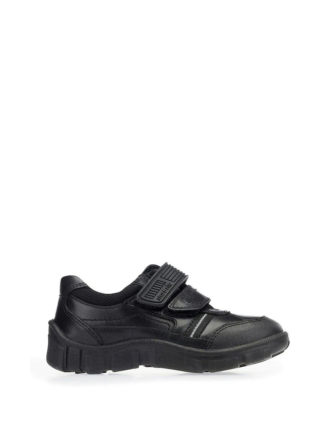 Start-Rite Boy's Luke Leather Shoes S - Black