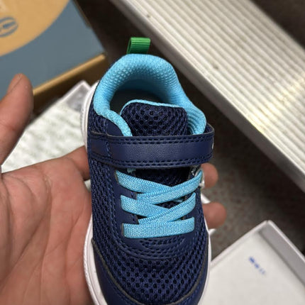 Geox Sprintye C Lenkkarit Kids Shoes - Navy/Lt Green