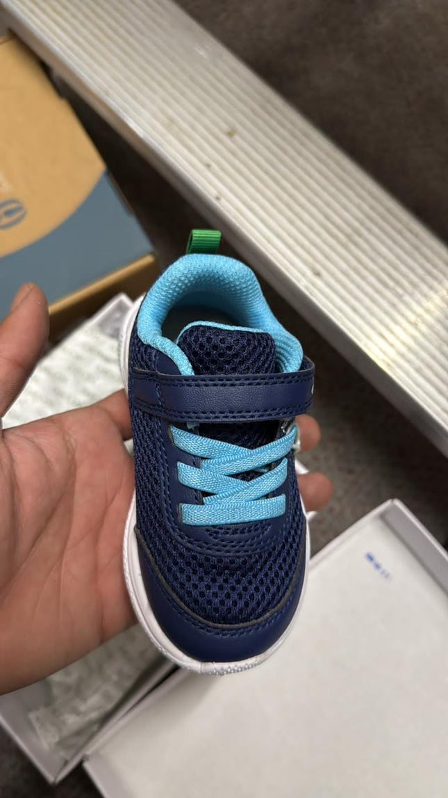 Geox Sprintye C Lenkkarit Kids Shoes - Navy/Lt Green