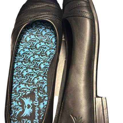 Angry Angels Girls' Dress Up Leather Shoes - Black