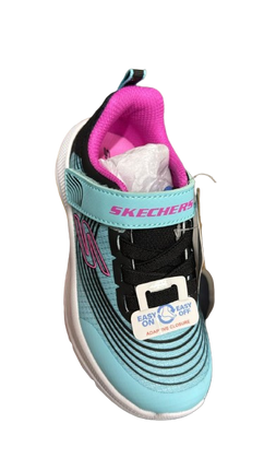 Skechers Boys’ Microspec Advance Leather Kids - Shoes - Aqua/Purple