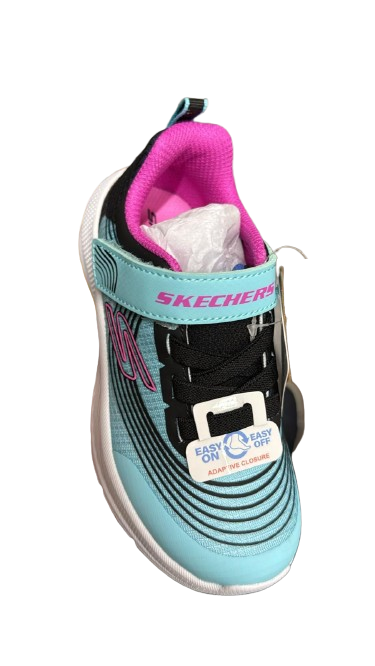 Skechers Boys’ Microspec Advance Leather Kids - Shoes - Aqua/Purple