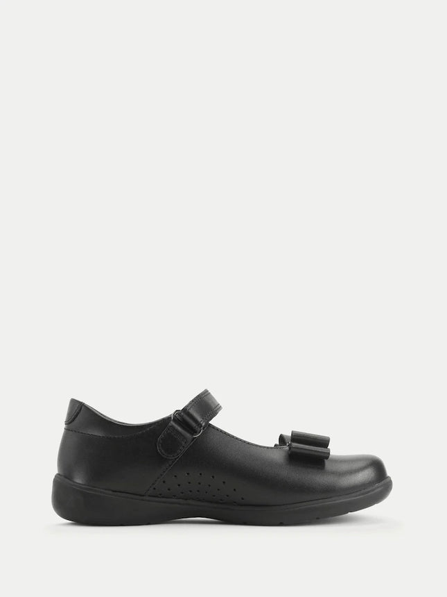 Start-Rite Girl's Bella Leather Shoes S - Black